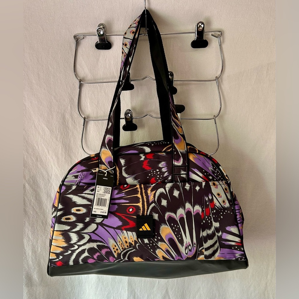 adidas x FARM Bowling Bag Farm Rio Butterfly Tote Gym Bag Tropical Pattern